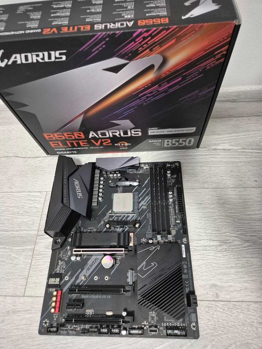 ігровий сет Ryzen 5 5600 + плата AORUS B550 Elite V2. Trade-IN