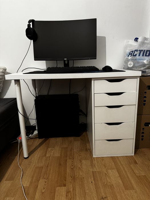 Biurko ikea alex 100 x 60 cm