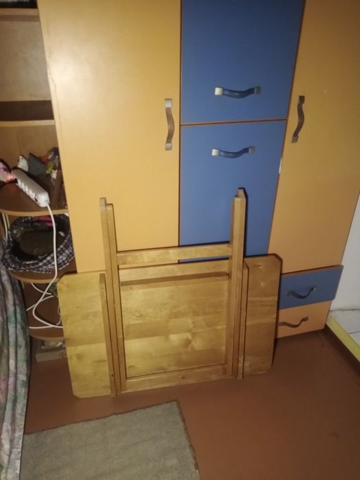 Стіл трансформер (стол) дерев'яний, складний