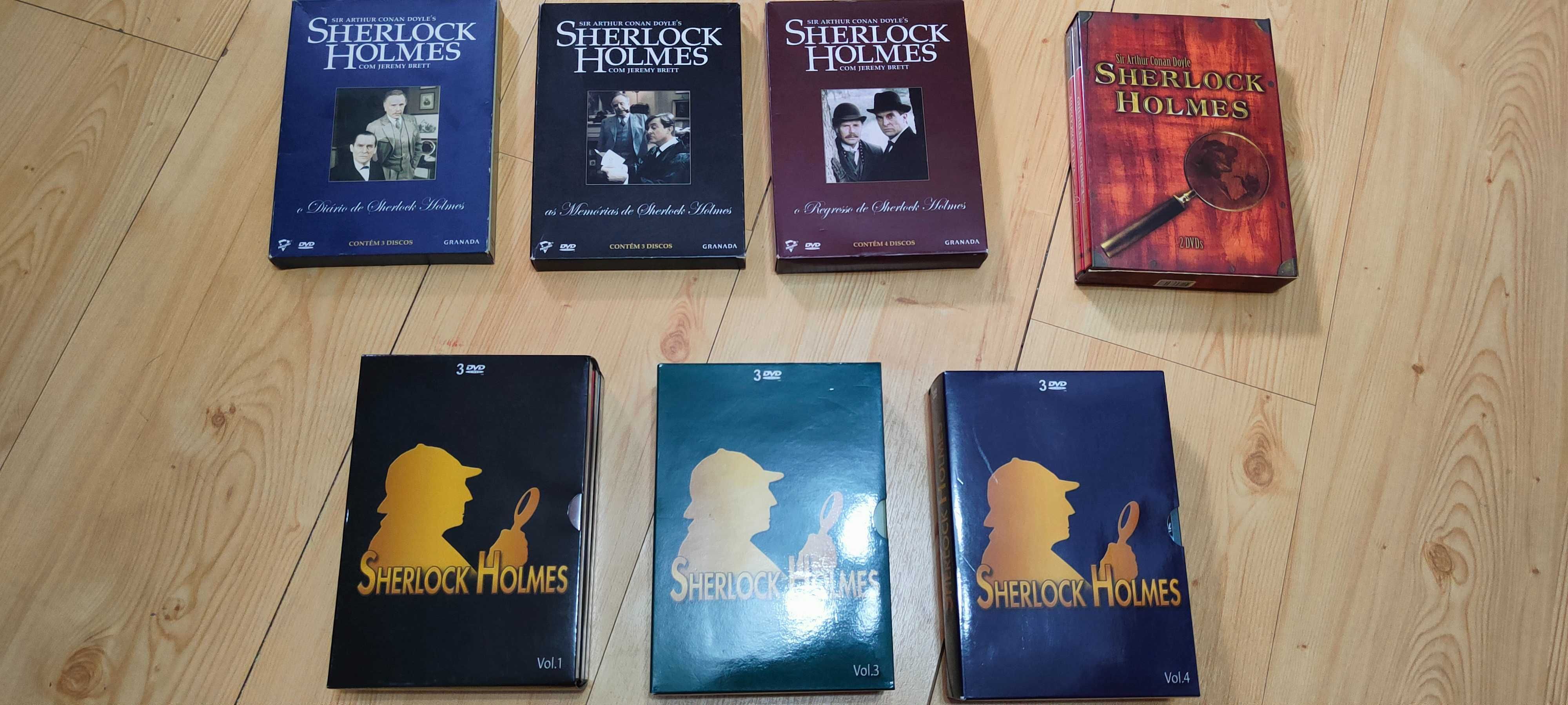 Coleção DVDs Sherlock Holmes