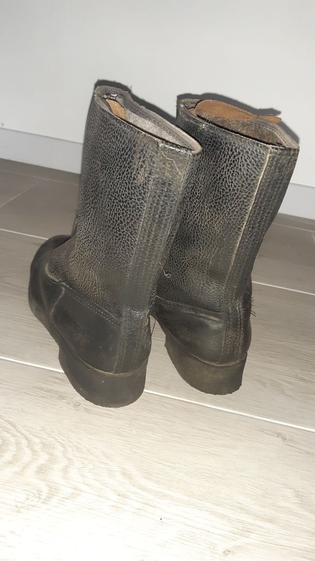 Buty skórzane lata 80