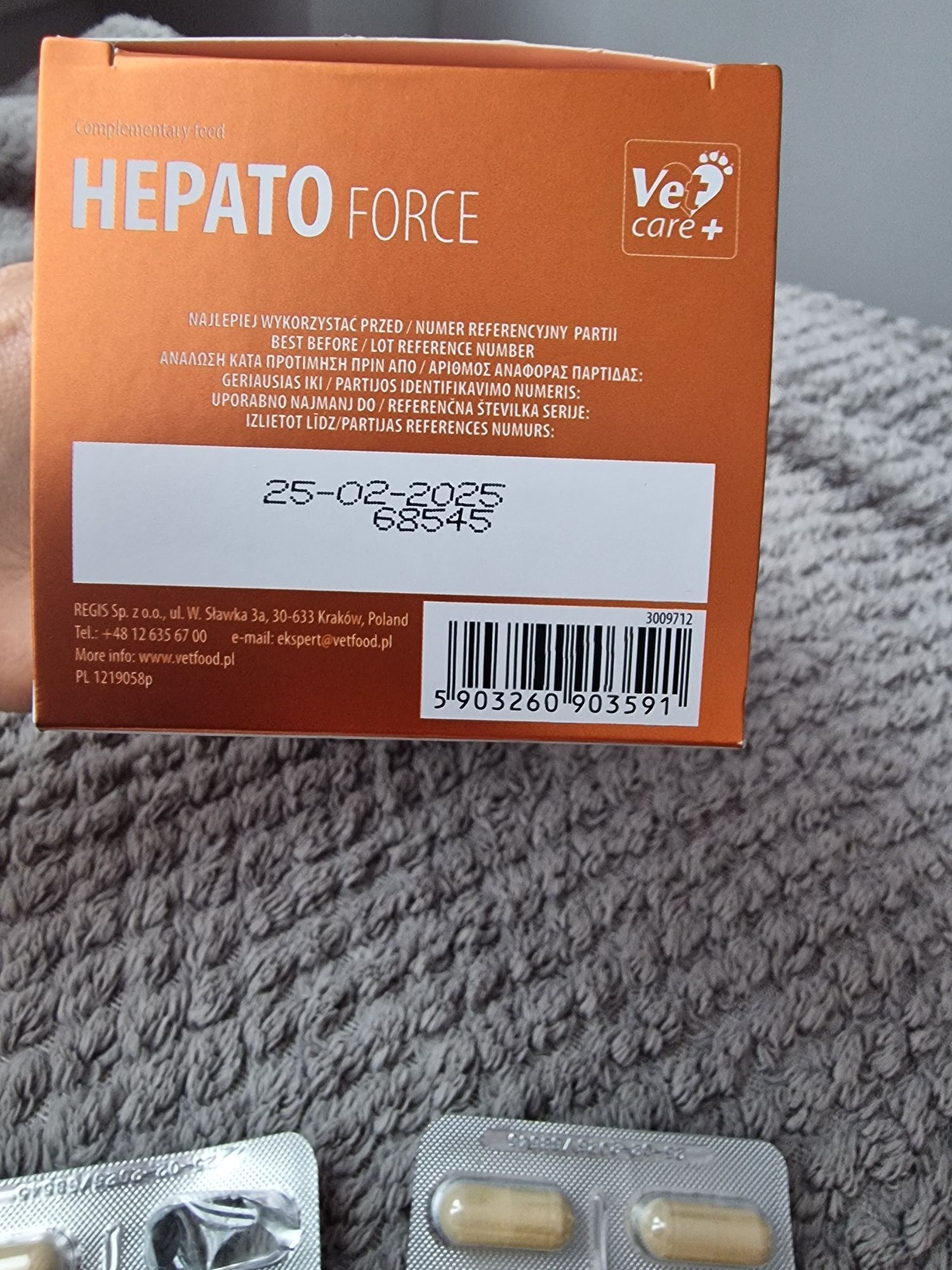 Hepatoforce Vetfood 26 kapsułek