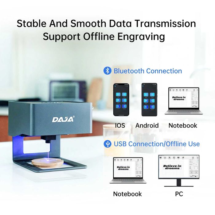 [NOVO] Máquina de Gravação e Corte a Laser • DAJA DJ6 3W • 8 x 8