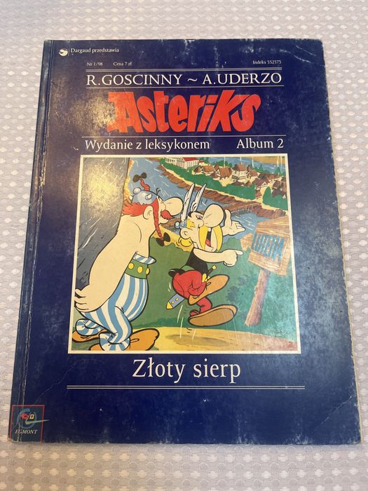 Asteriks Złoty sierp tom 2 komiks wydanie z leksykonem