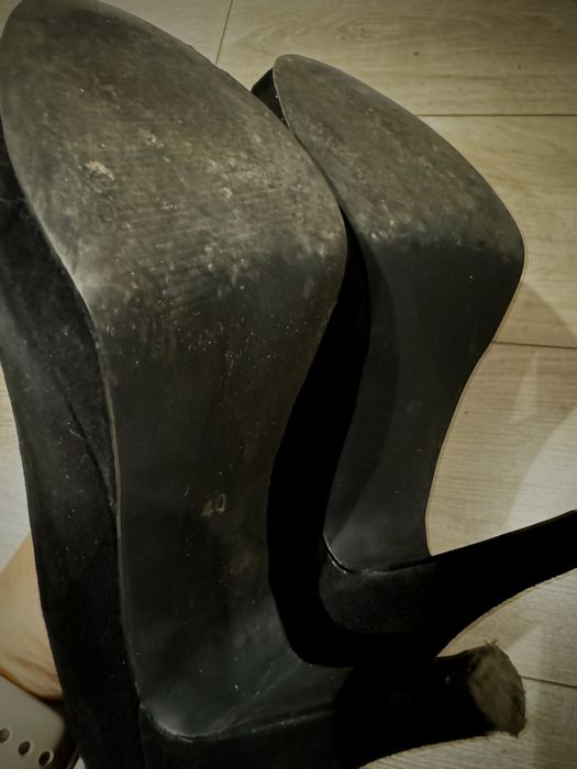 Замшеві туфлі 40р.