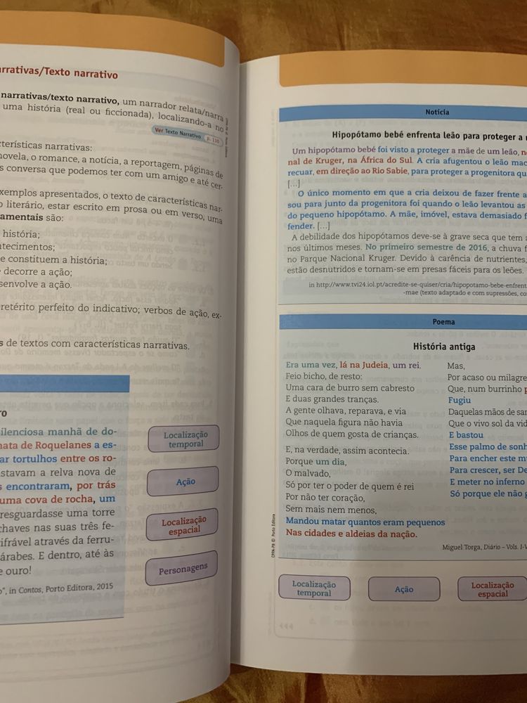 Preparação para a prova de aferição de poruguês do 8° ano