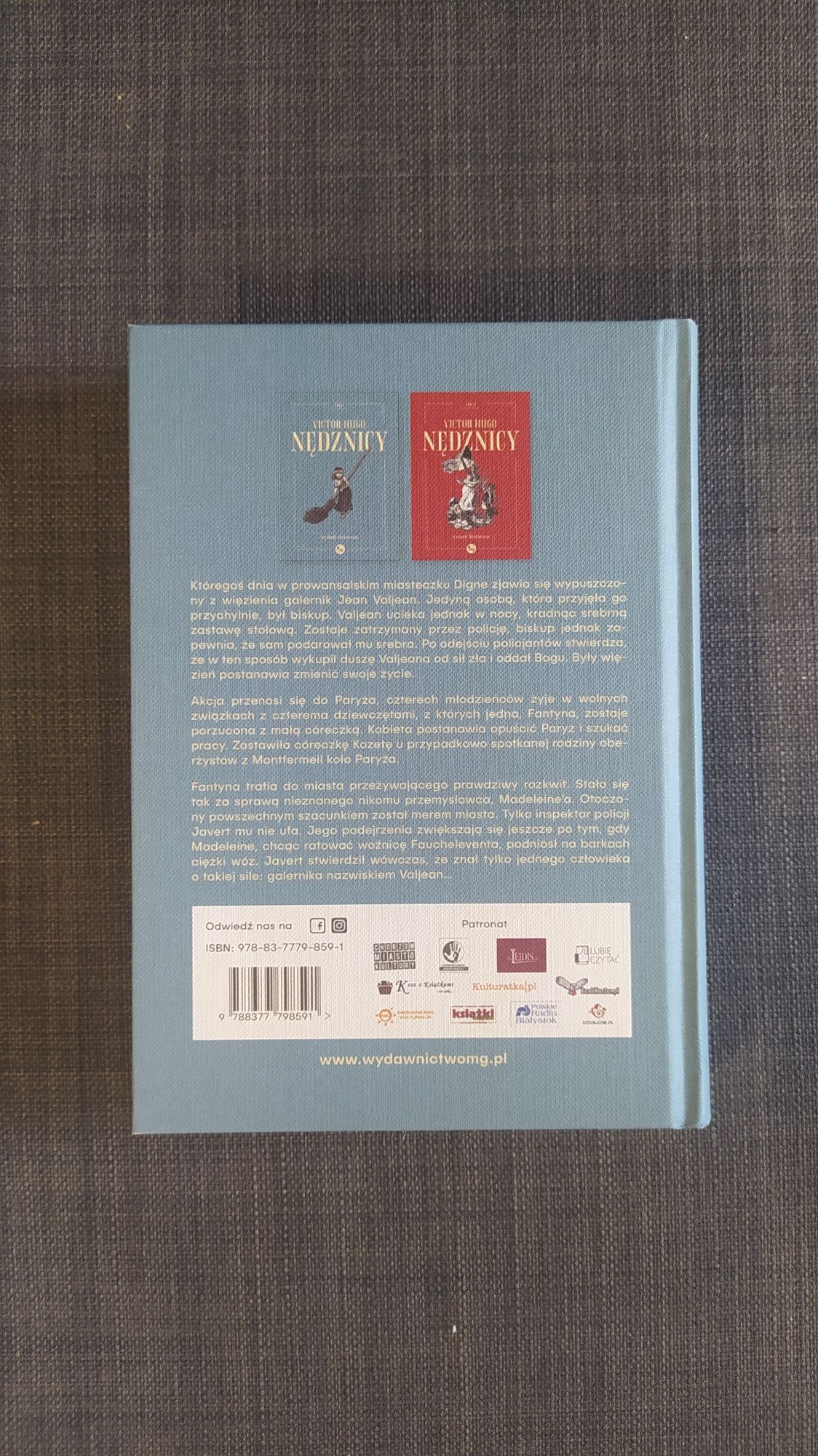NĘDZNICY tom 1 Victor Hugo Wydanie Ilustrowane