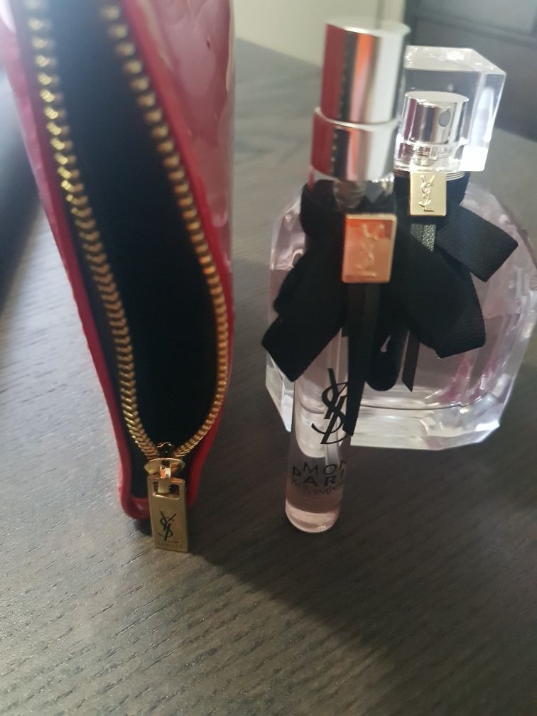 Perfume YSL Mon Paris 90ML+travel size+necessaire YSL