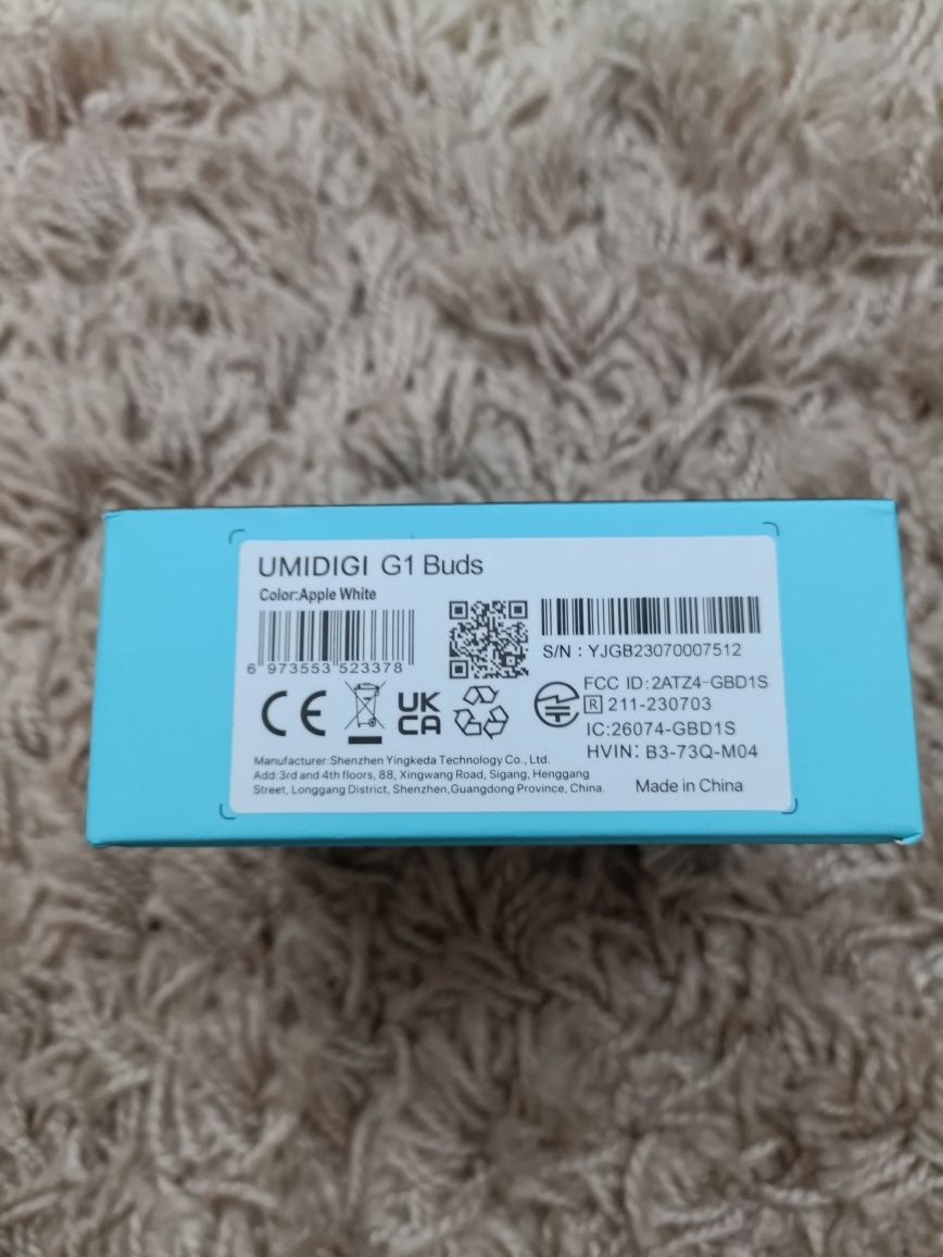 Навушники. Umidigi G1 Buds.