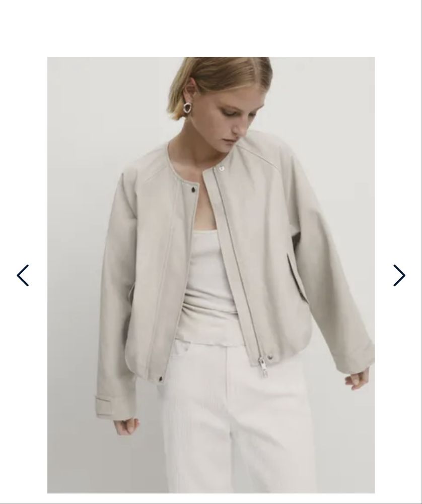 Жіноча куртка бомбер Massimo Dutti