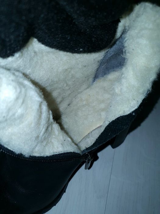 Шкіряні чоботи ботфорти