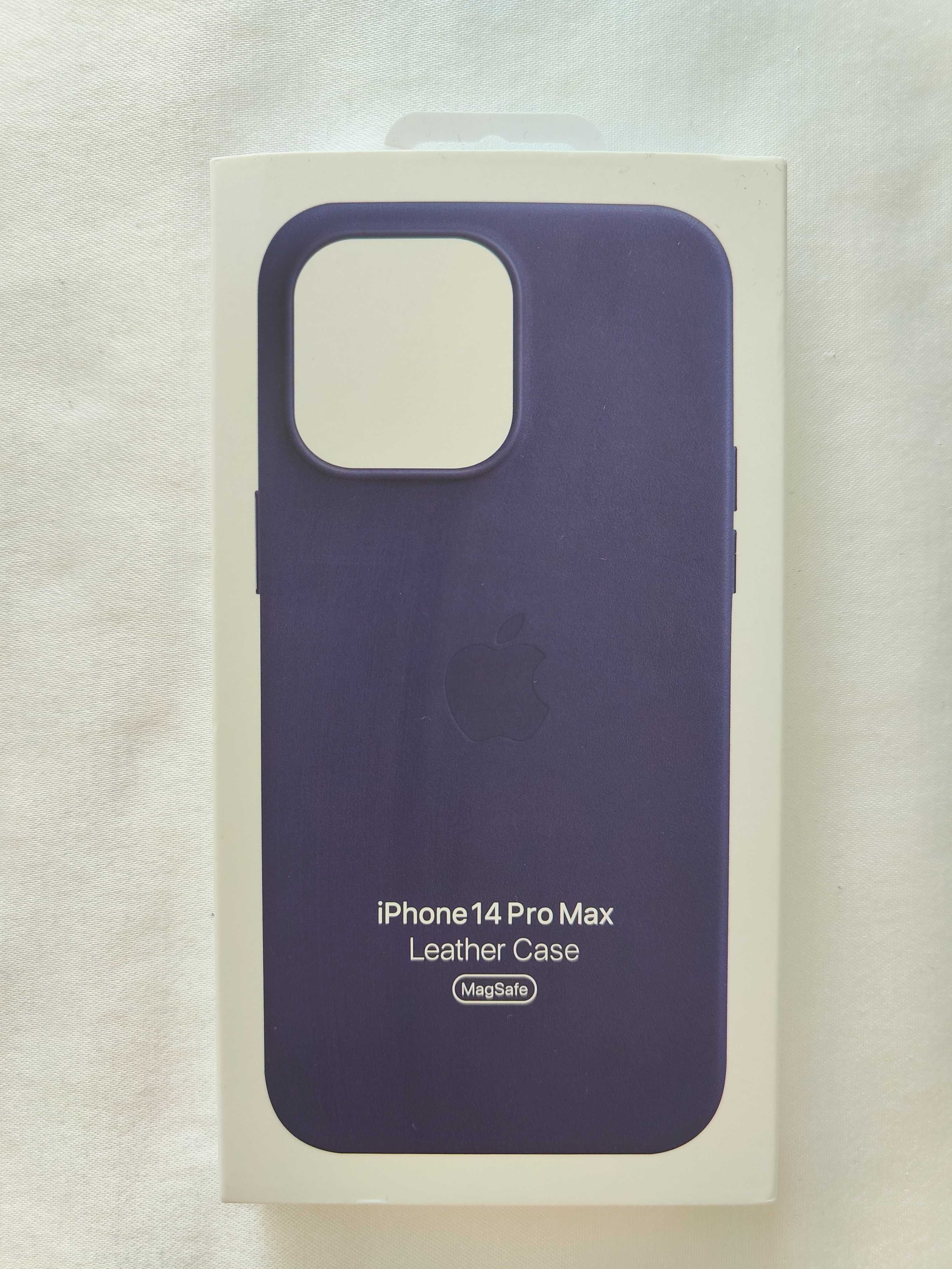 Capa Pele MagSafe iPhone 14 Pro Max ORIGINAL (Azul)