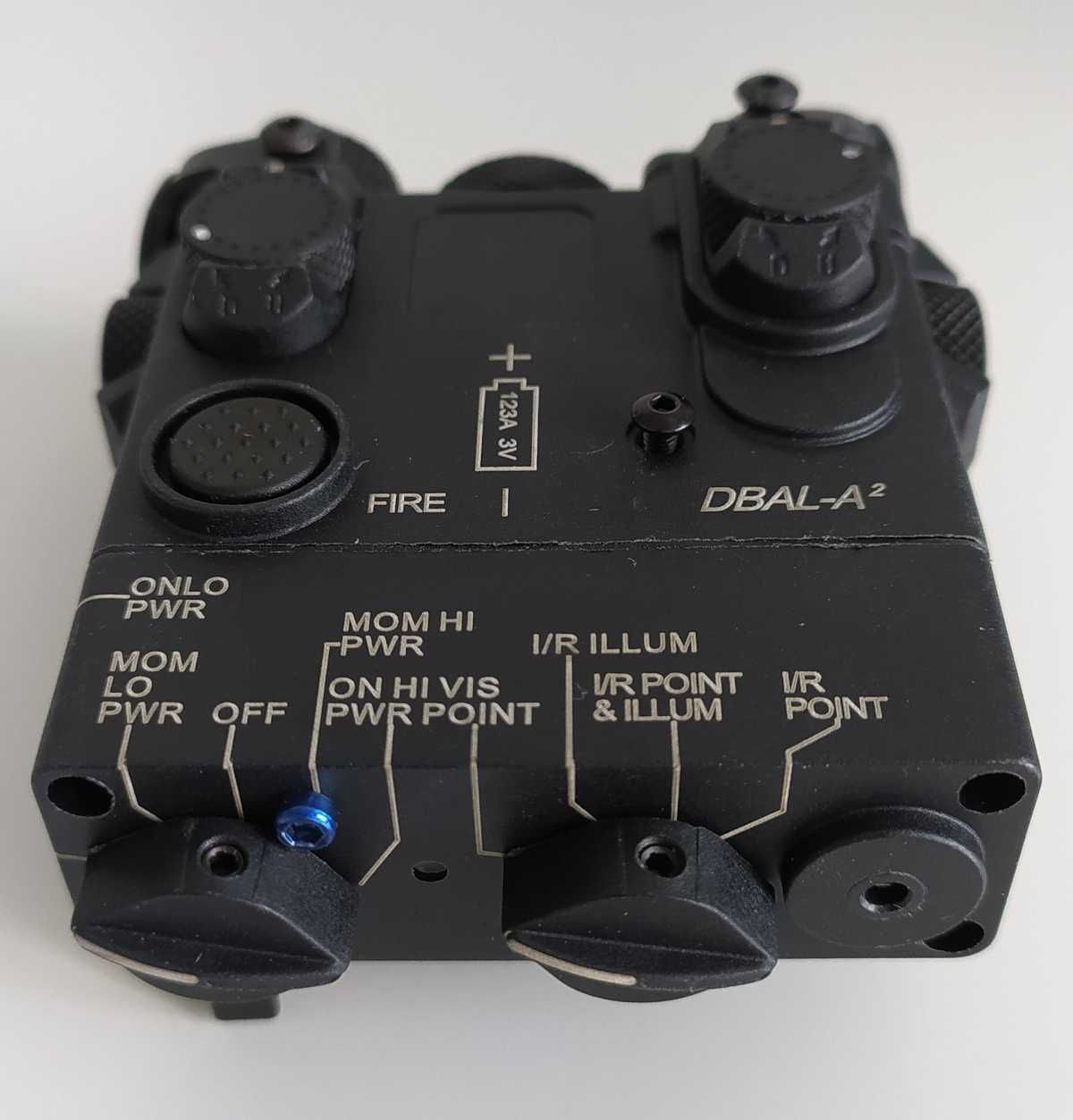 WADSN replika DBAL A2 (latarka - zielony laser - IR) kolor czarny
