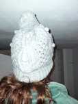 Gorro cinzento .