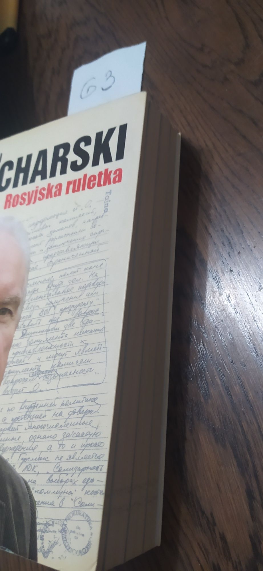 Marcin Zacharski Rosyjska ruletka
