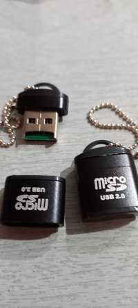 Mini leitor de cartão micro SD