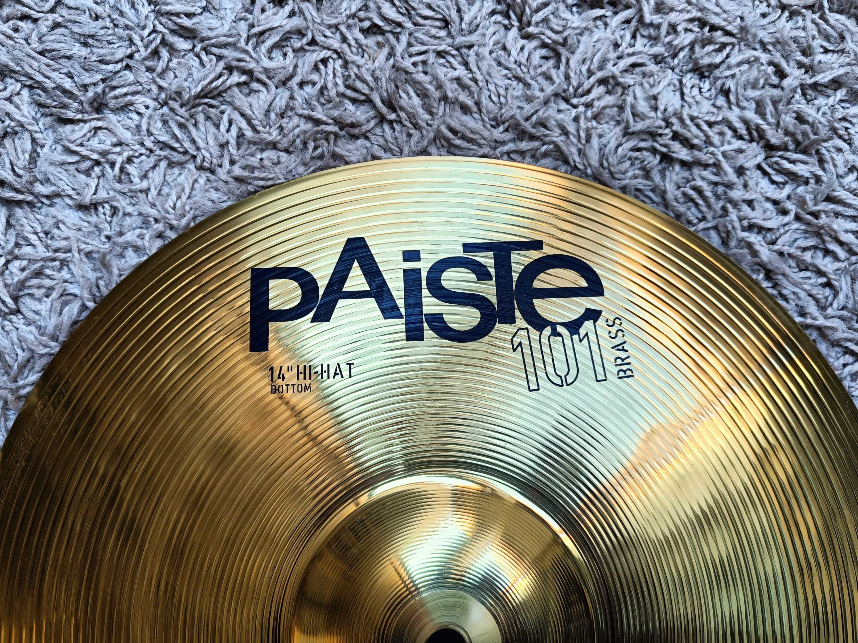 Talerze perkusyjne PAISTE 101 BRASS HI HAT 14"