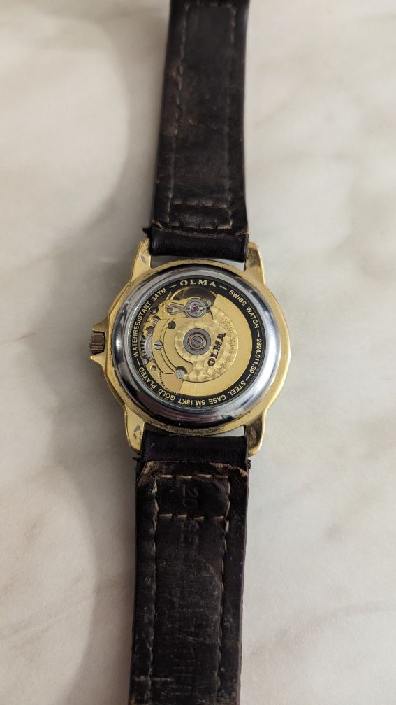 Часы редкие Olma automatic швейцарские incabloc, годинник swiss