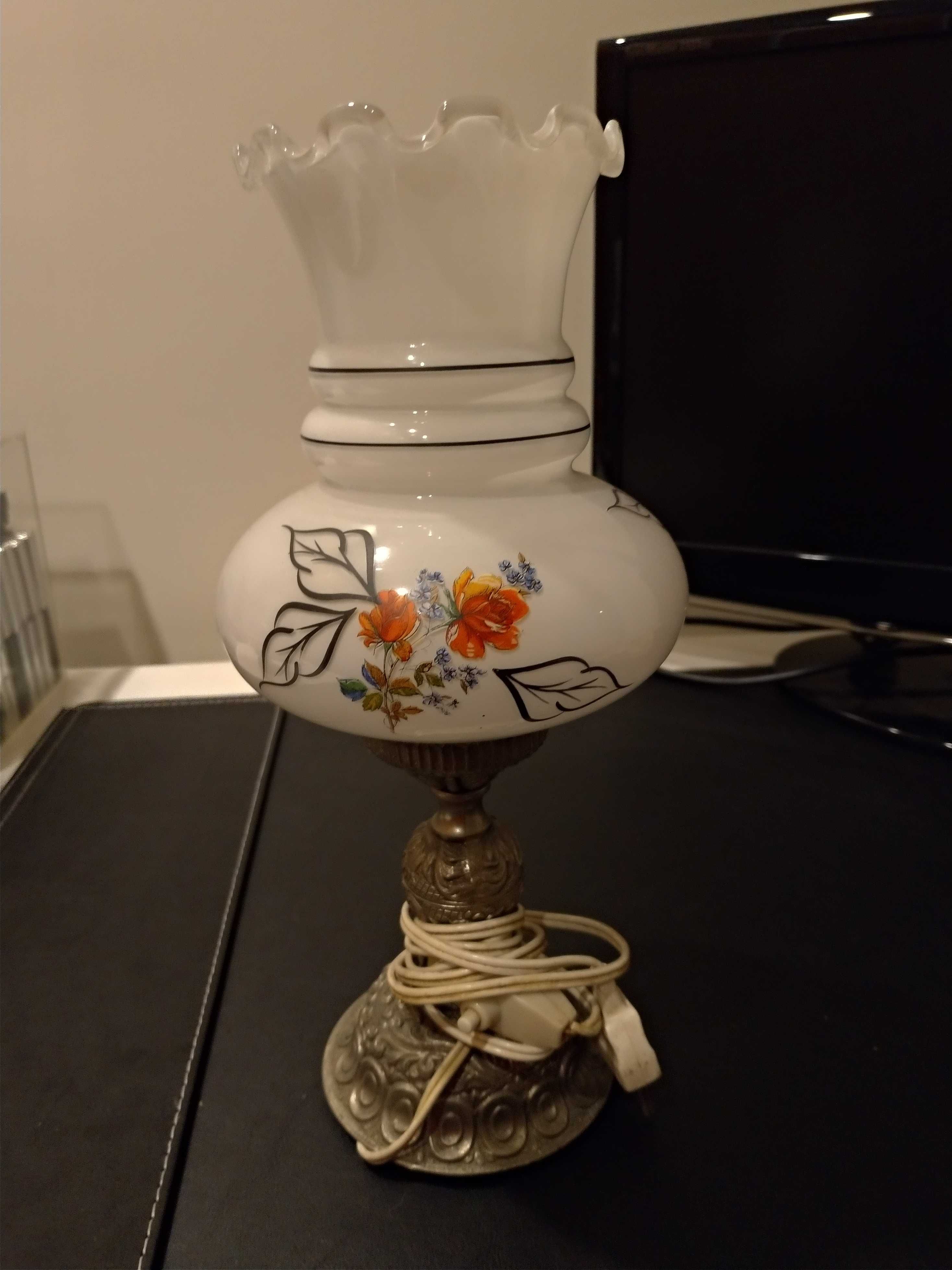 Candeeiros vintage de cabeceira - Pintado à mão