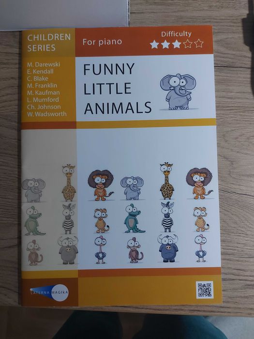 Ноти для фортепіано, Funny Little Animals