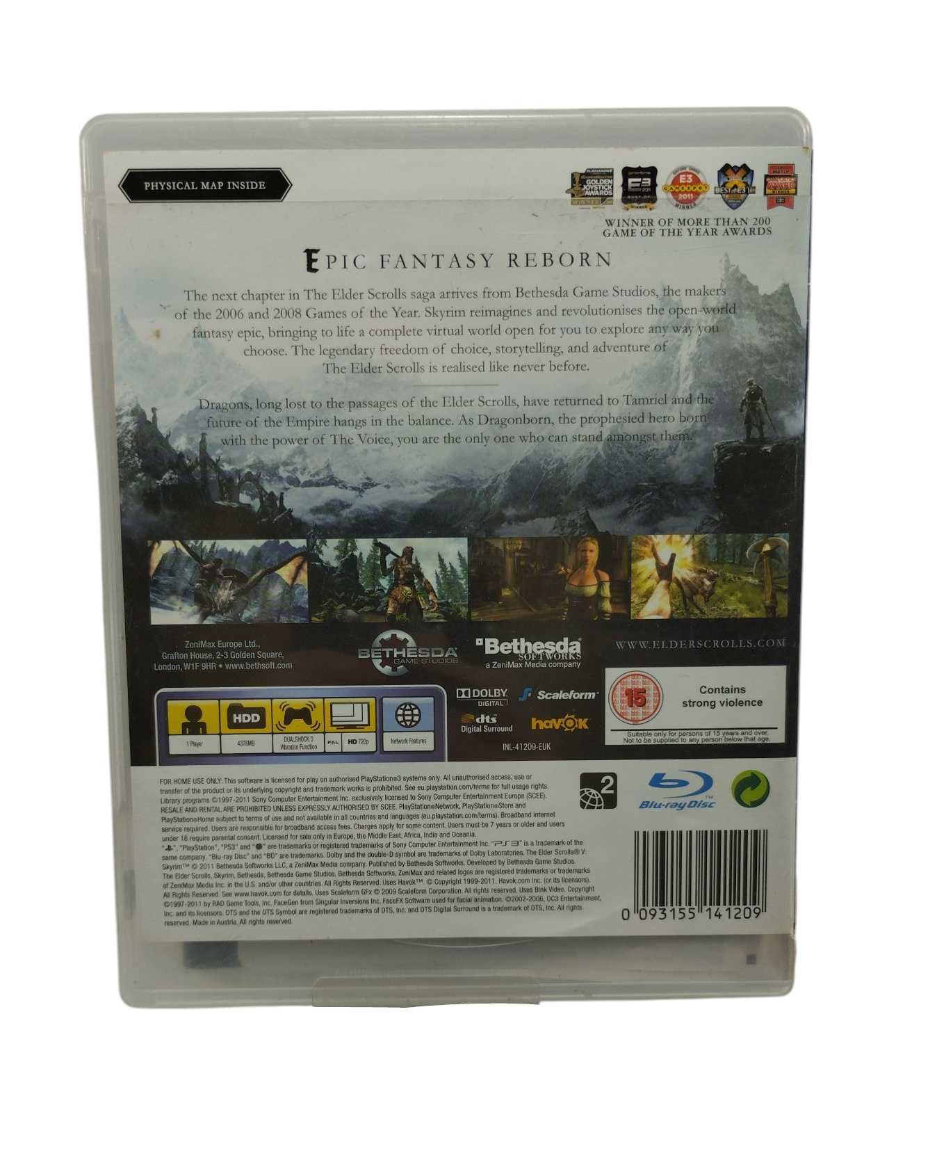 gra SKYRIM na konsole PS3