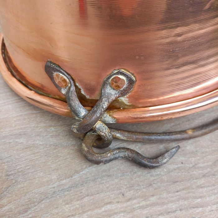 Miedziany kocioł miedziany kociołek poj. 7 litrów - miedziana kolekcja