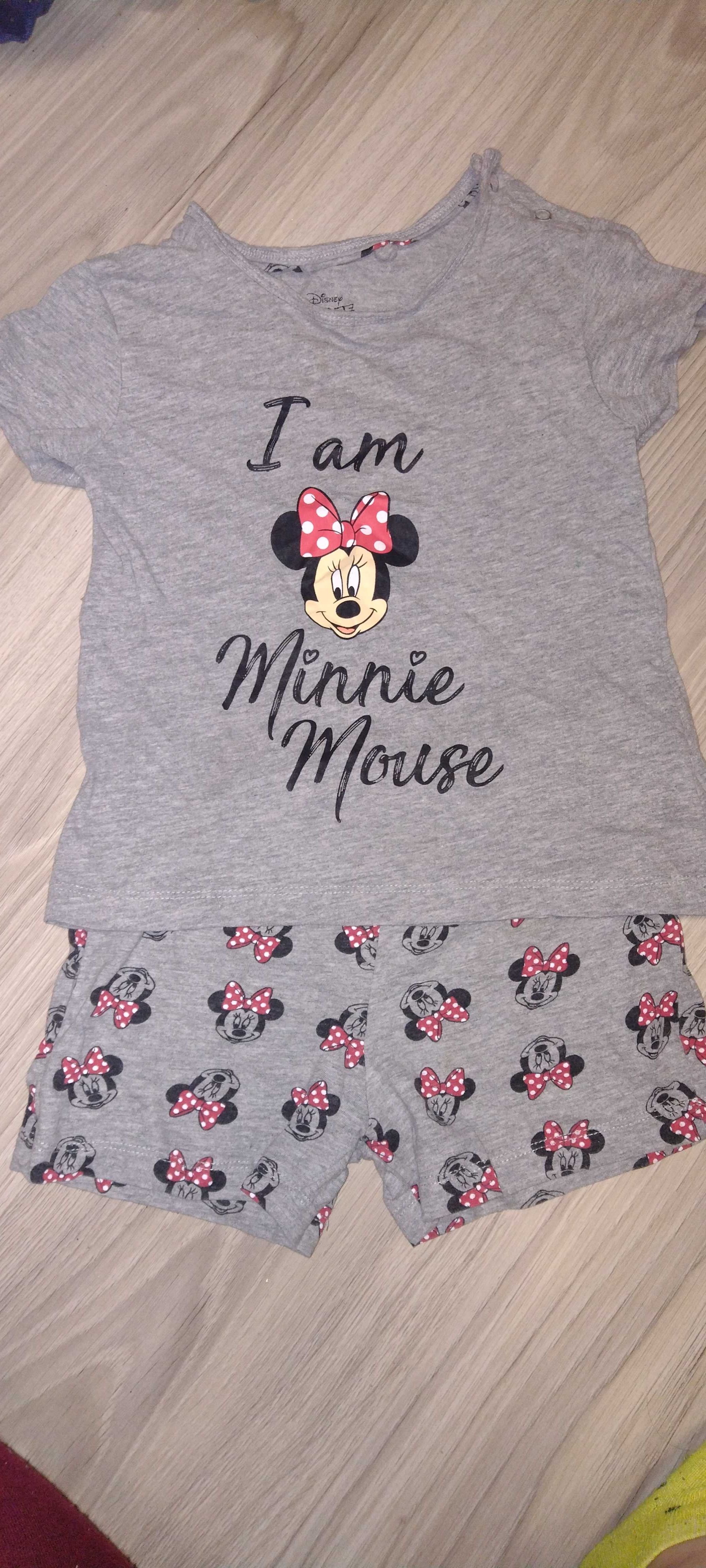 Piżama piżamka krótka myszka Minnie Disney 92/98