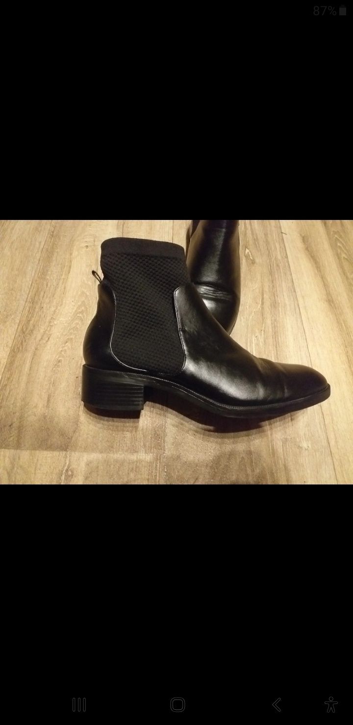 Botki Zara  czarne