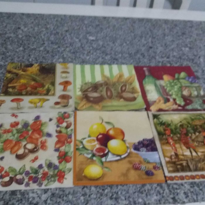 guardanapos decoupage