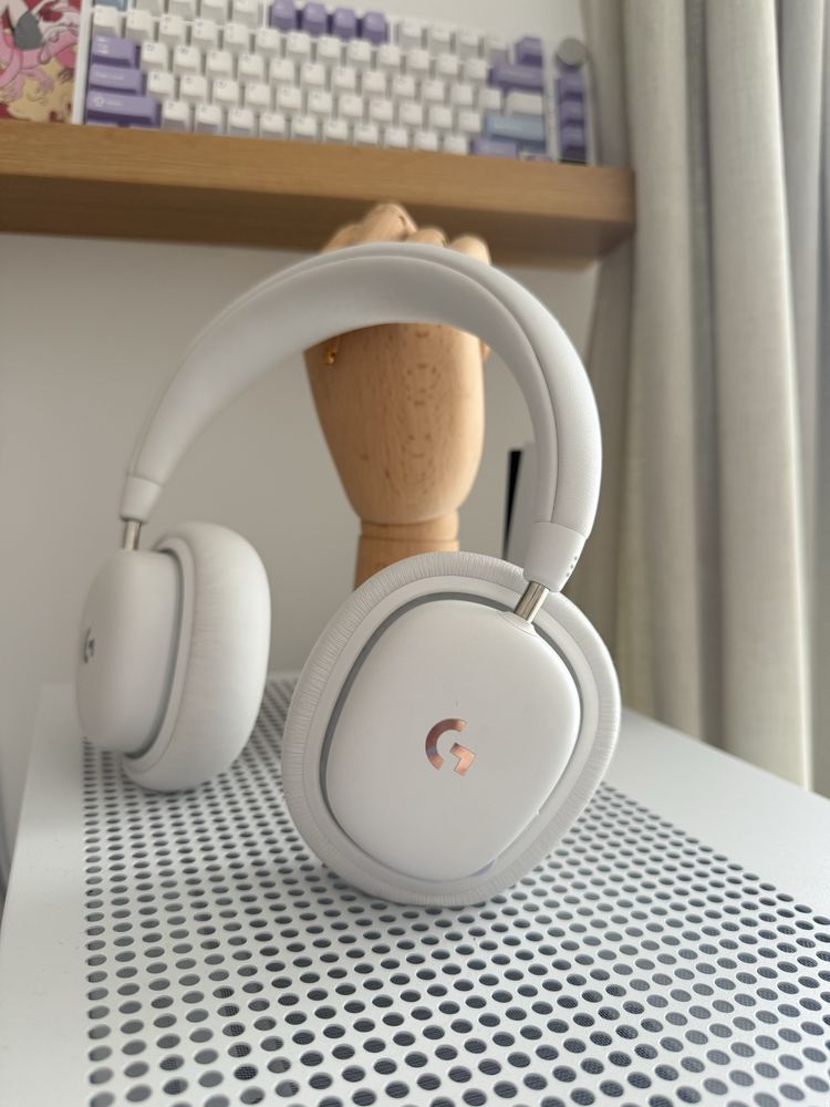 Słuchawki Logitech G735 Aurora - biale, bezprzewodowe, z mikrofonem