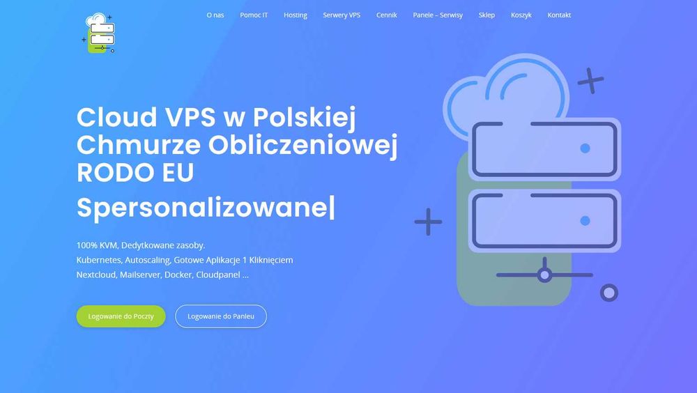 Pomoc Informatyczna, Serwery z administracją , VPS, Chmura, Hosting.