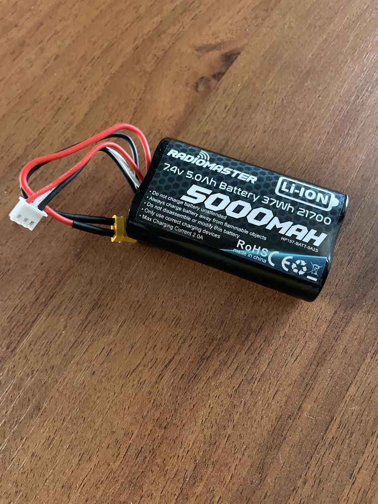 Батарея Radiomaster 21700 5000 mah! Новий акумулятор для пультів fpv