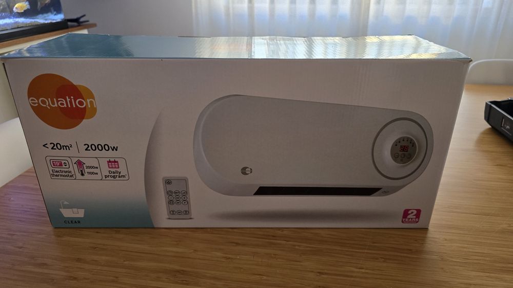 Aquecedor ventilador como novo