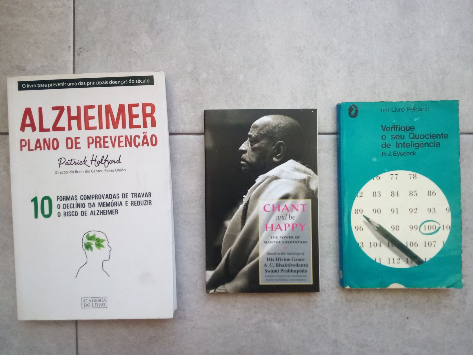 Livros Meditação e Teste de QI