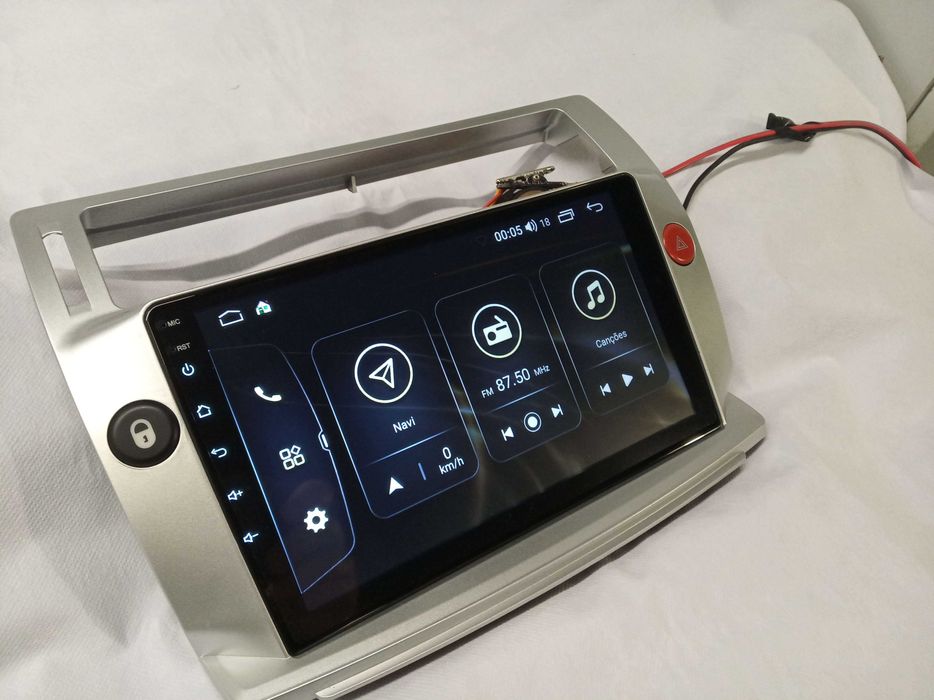Rádio Citroen C4 - Android 13 – 2 DIN GPS WIFI - Novo Garantia