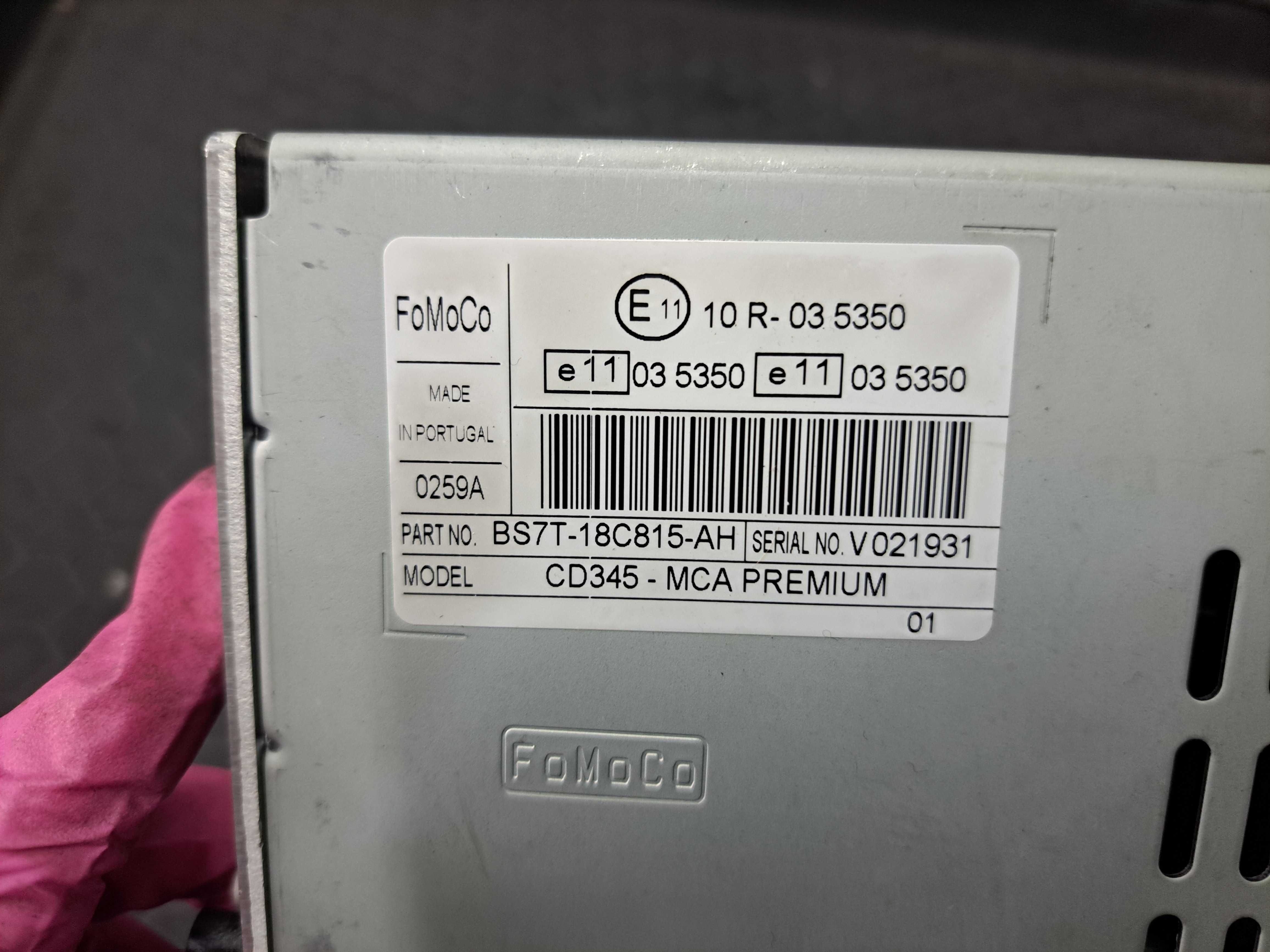 Radio Ford Mondeo Mk4 BS7T-18C815-AH ROZKODOWANE! Kod radia w zestawie
