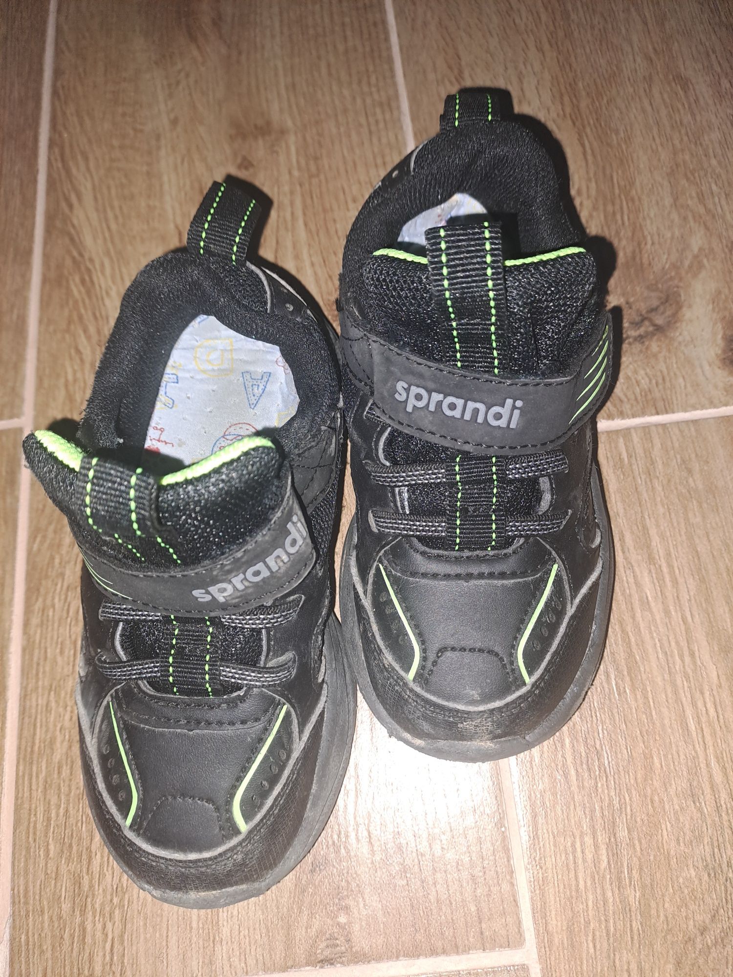 Spandi buty adidasy czarne zielony 27