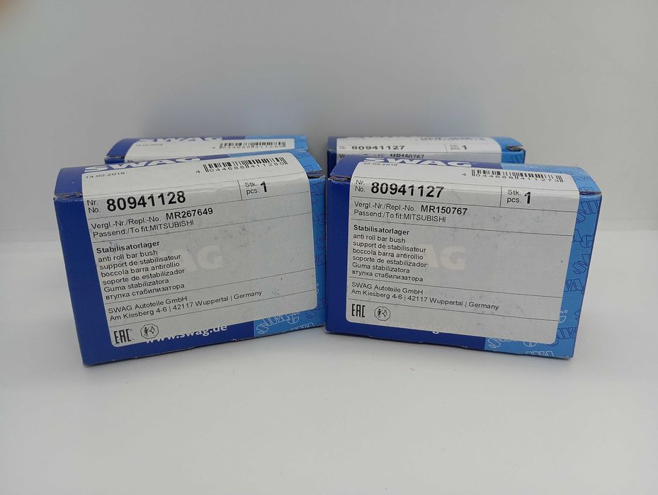 Втулки стабілізатора SWAG на Mitsubishi Pajero sport передні 4 шт