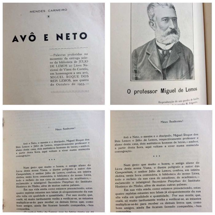 Avô e neto : Palavras proferidas no momento da entrega solene da...