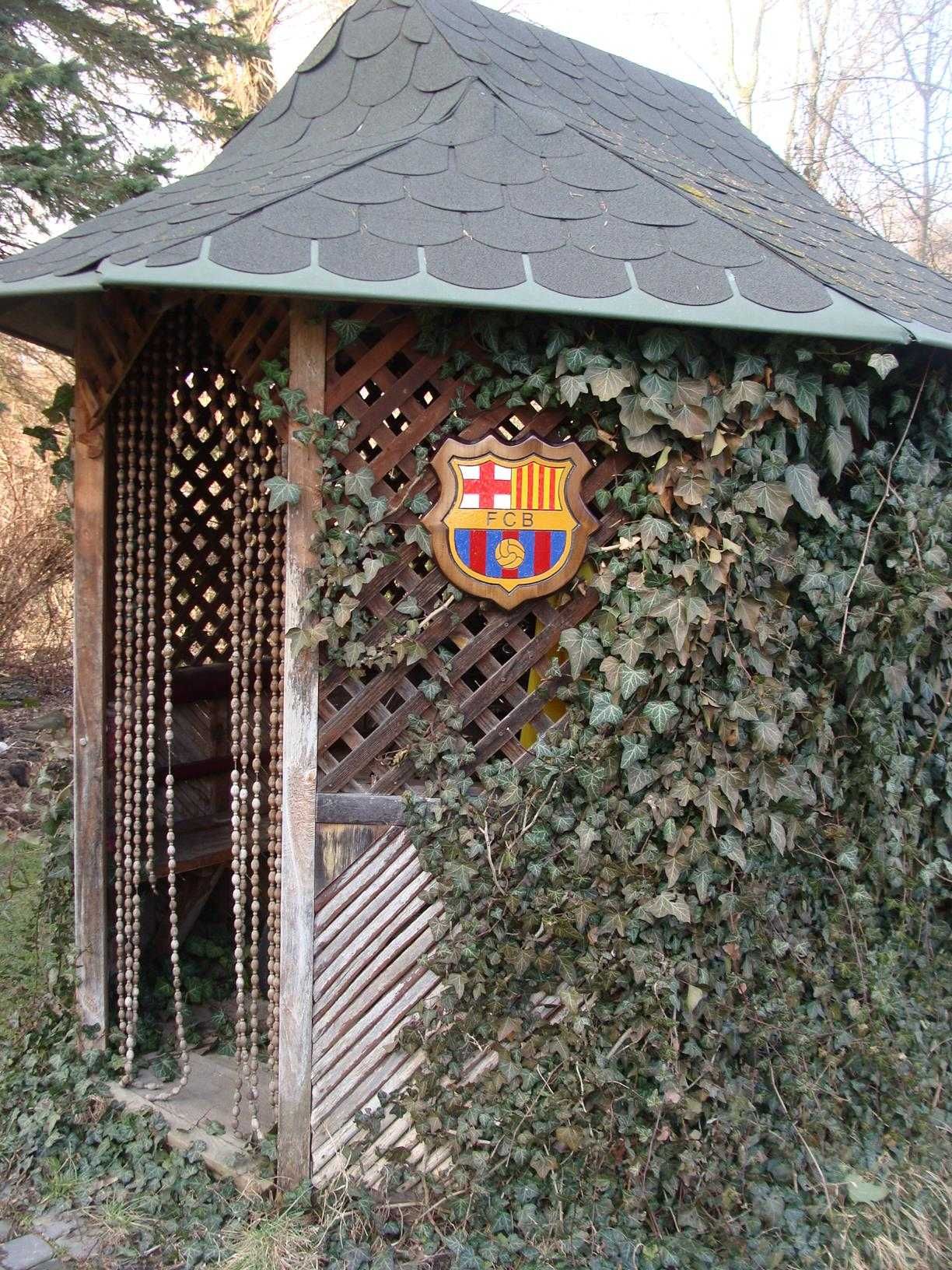 FCB FC Barcelona Ręcznie rzeźbione logo w drewnie. UNIKAT