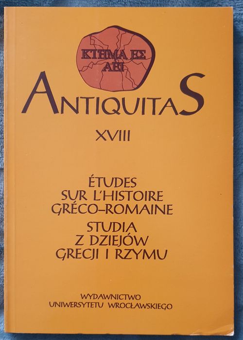 Studia z dziejów Grecji i Rzymu, Kotula