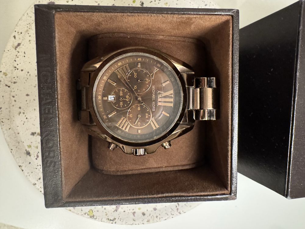 Michael Kors zegarek Brązowy  MK5628