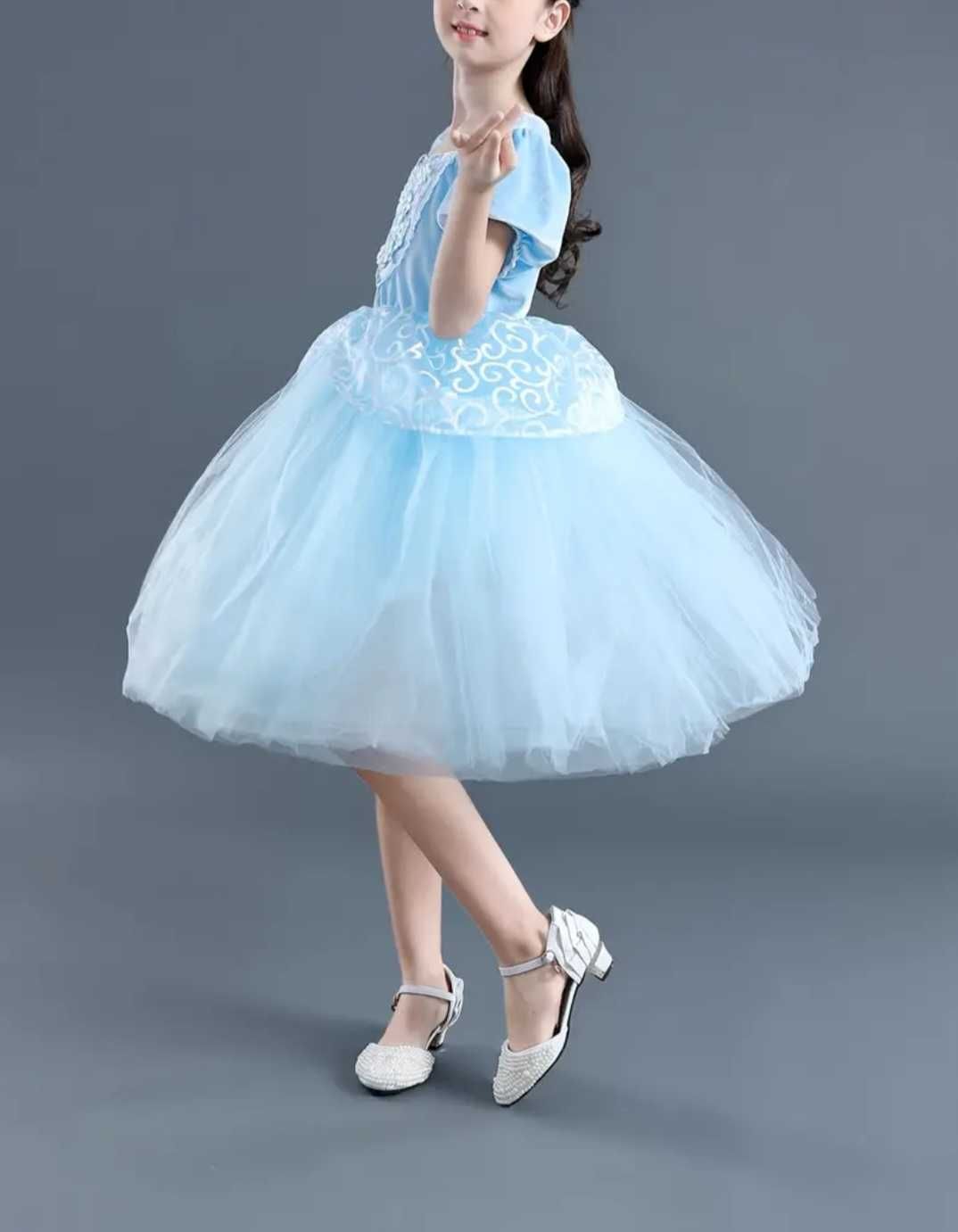 Nowy strój Kopciuszek Cinderella, r. 122 przebranie bal