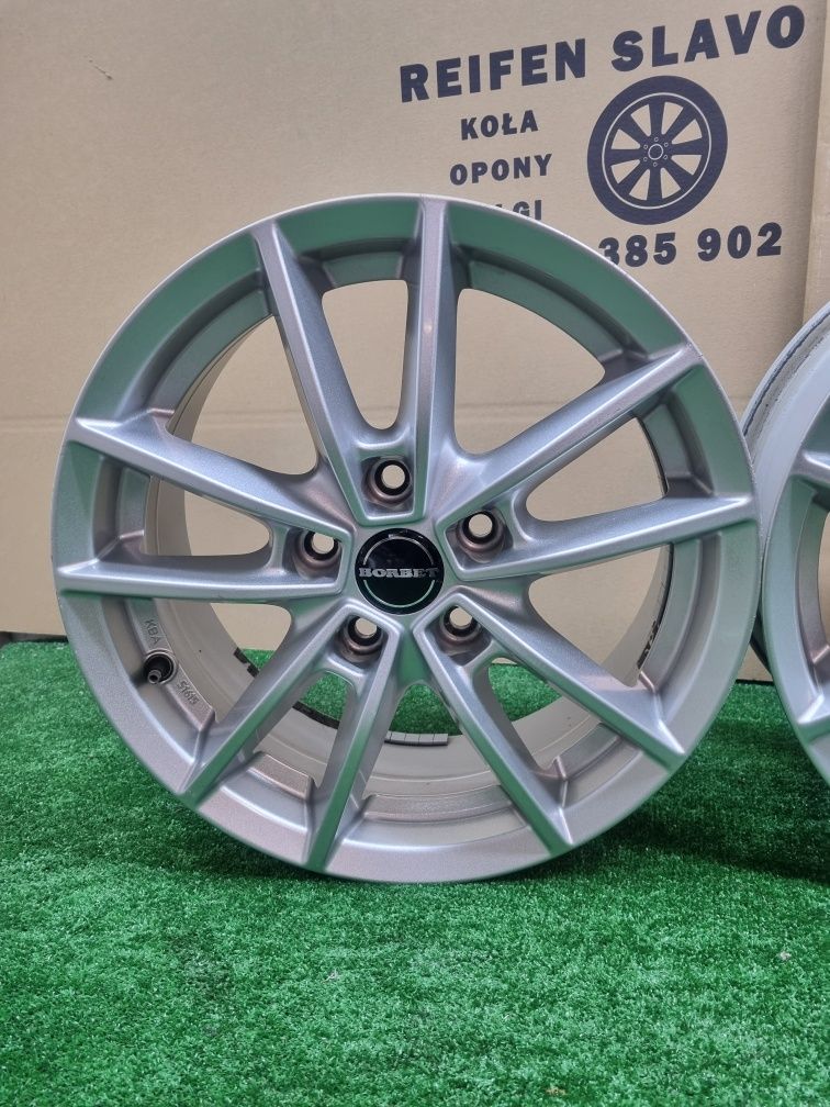 Felgi aluminiowe 16 cali firmy Borbet 5x112 za 700 zł