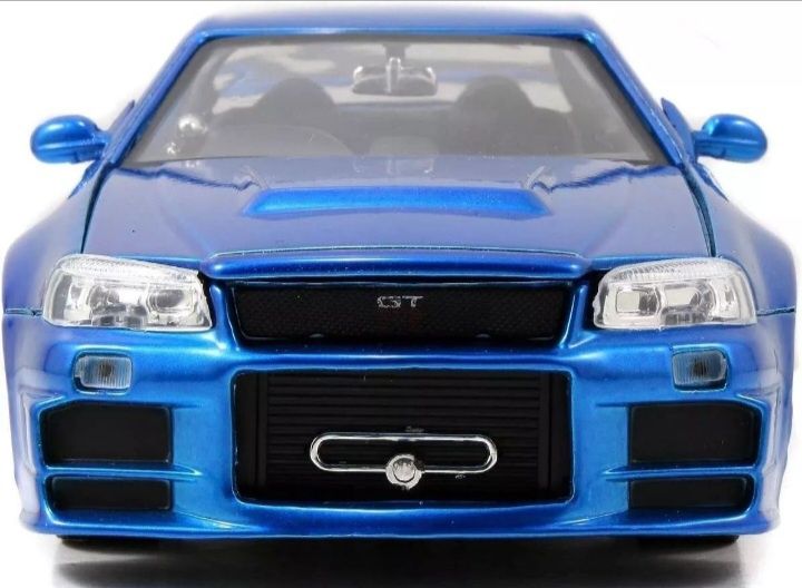 Jada 1:24 fast & furious  nissan skyline GT-R (R34)