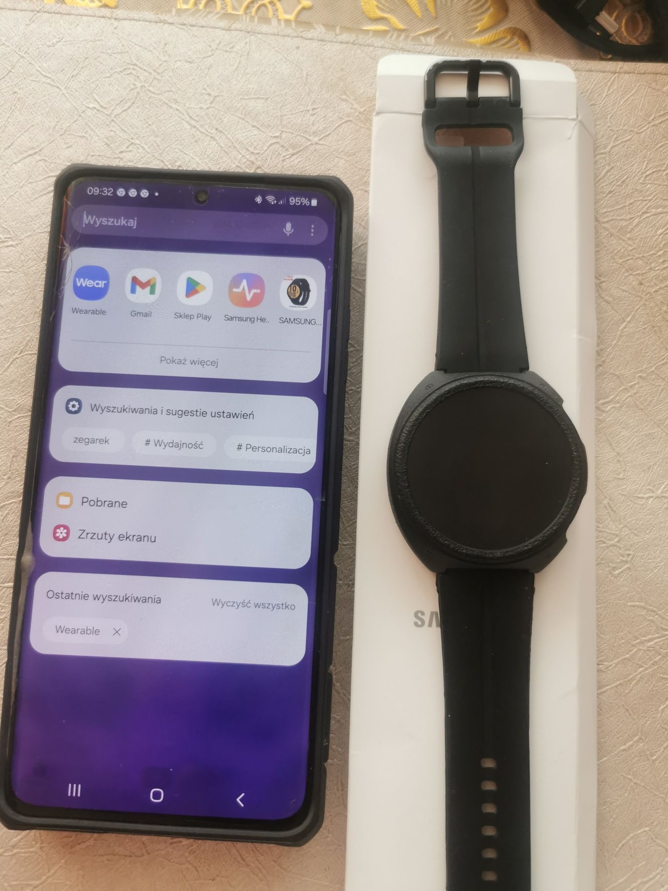Samsung s 21 ultra 5 g plus zegarek Galaxy watch 4
