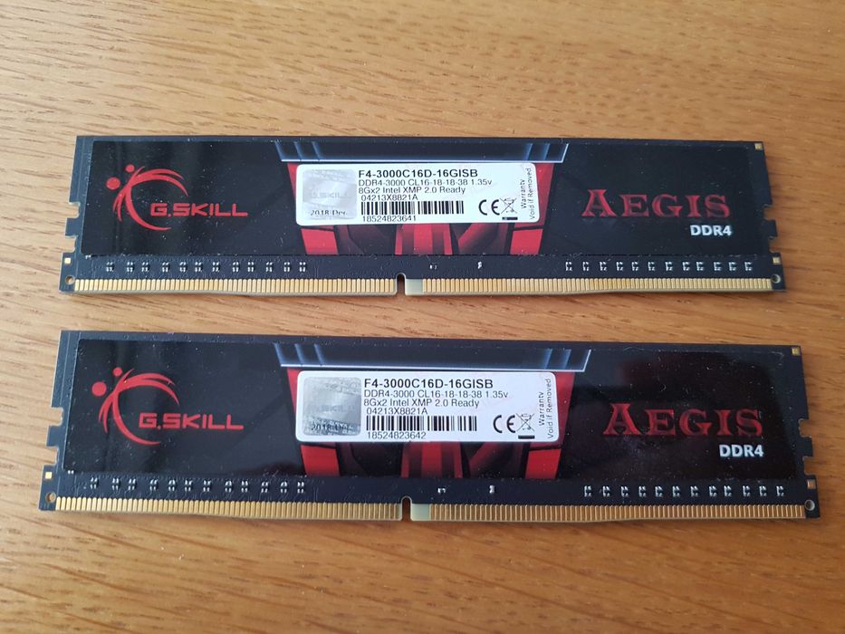 Pamiec RAM G.Skill Aegis DDR4 2x8 GB czyli 16 GB 3000Mhz Cl16