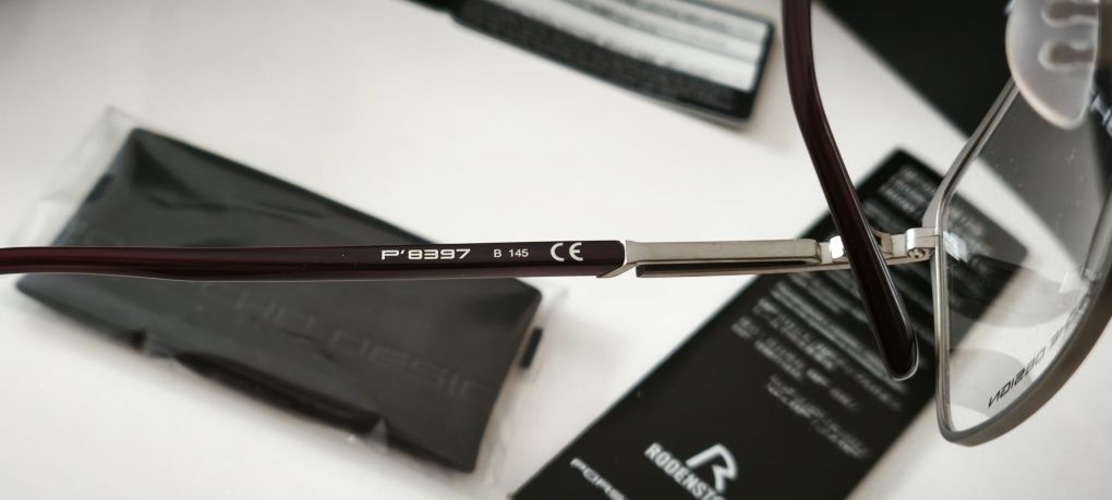 Oprawki Porsche Design P'8397 kolor B, nowe, pełen zestaw.