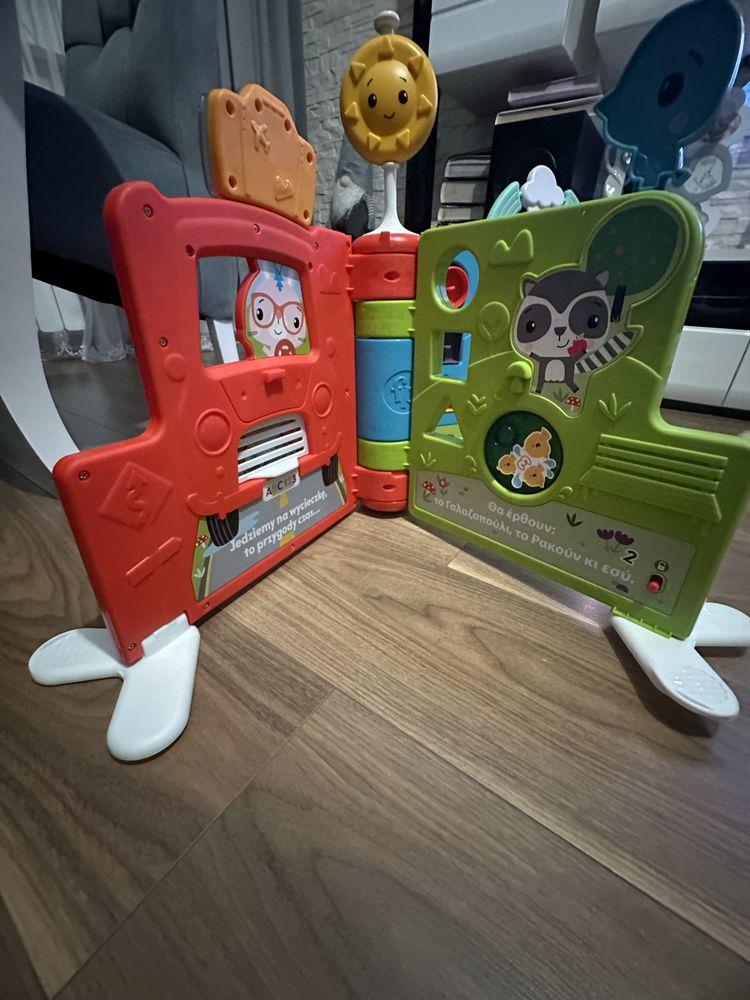 Edukacyjna Gigaksiążka Fisher Price wiek 6msc