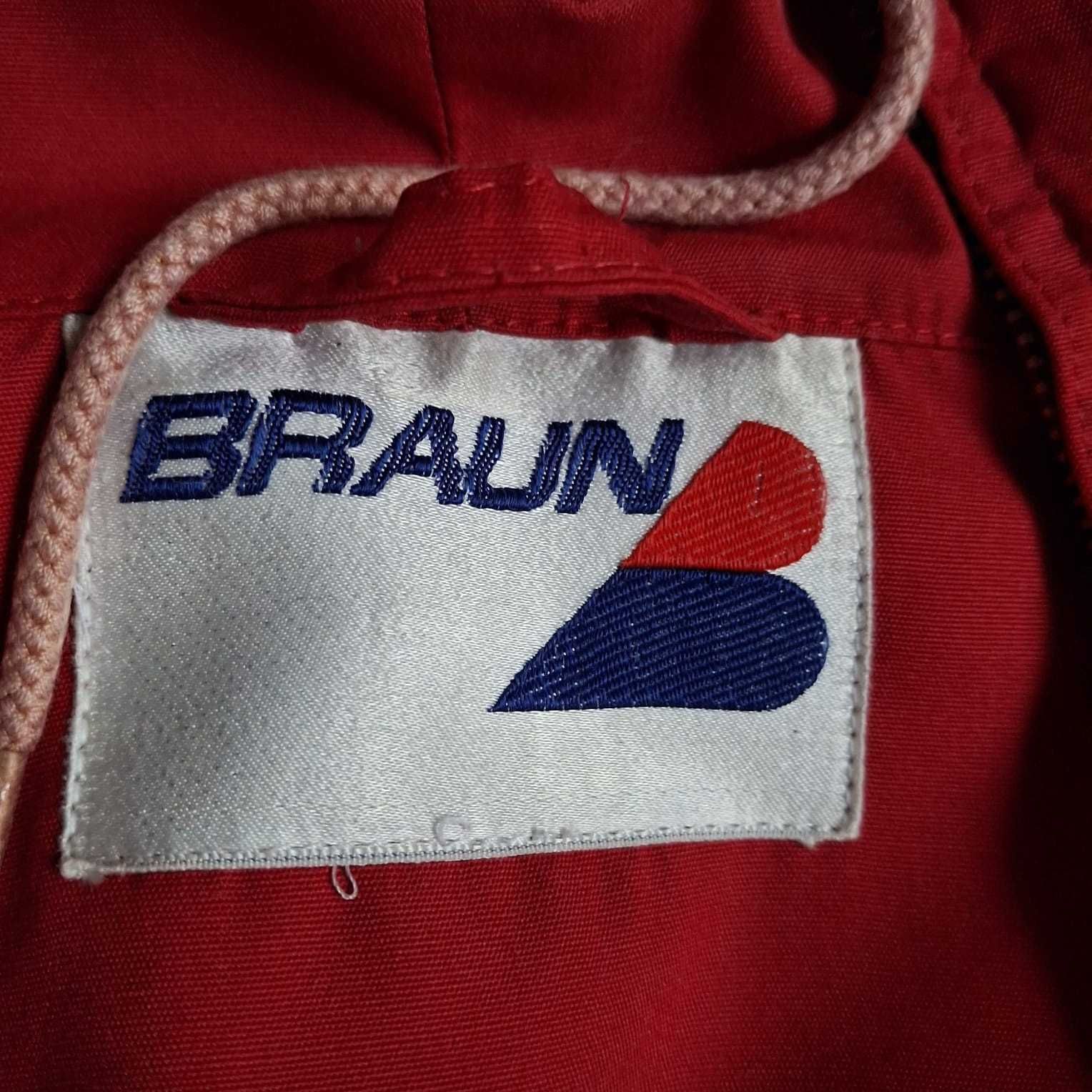 Czerwona kurtka przejściowa Braun  rozm 44